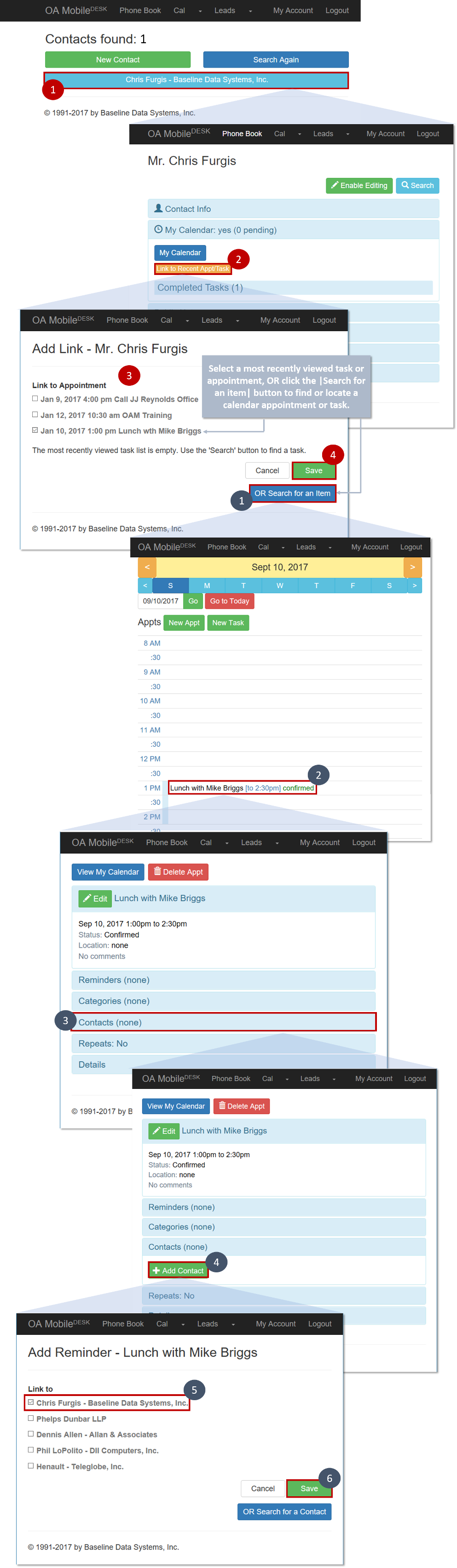 Attaching Contact to Calendar Item