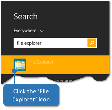 Windows 8 File Explorer