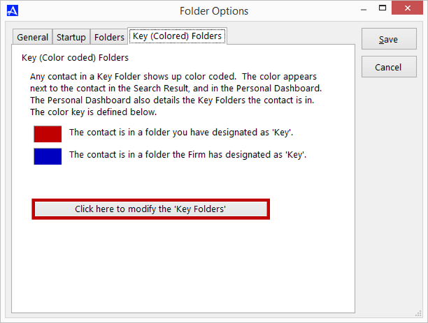 Select Key Colored Folders