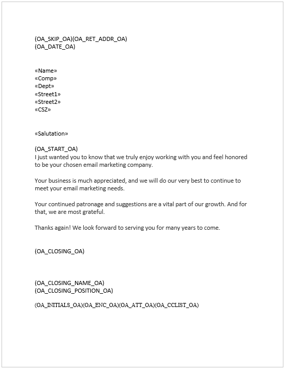 Letter Closings Thank You from support.oamobile.com