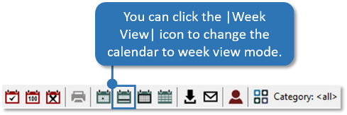 Week View Button
